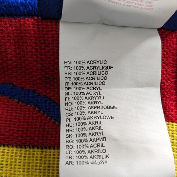 COPY - FC Barcelona Scarf Spain Football Soccer Club FCB Red Blue - Picture 5 of 5